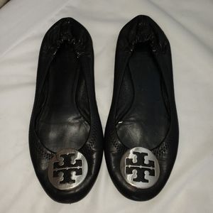 Tory Burch Minnie Black Flats